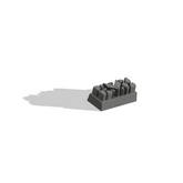 Close up 3D render of BenchRebel silicone nozzle wiper for RatRig V-Core 4 printer